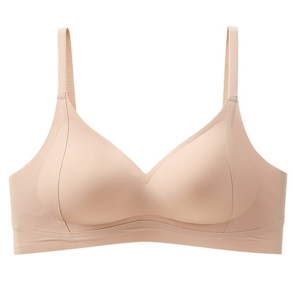 Bigersell True Bra Clearance Women's Bra Without Underwire Lightweight Breathable Underwear Sports Bra Lightly Lined Bra Style F-1275 Pinks L