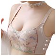thumbnail image 1 of Bigersell Tube Tops Bra for Women Deals Plus Size Sports Bras for Women 3x-5x Full-Figure Bra Style R3785 V-Neck Full-Coverage Bras Pull-On Bra Closure Women Size Ladies Bras Hot Pink S, 1 of 4