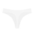thumbnail image 1 of Bigersell Underwear Sets for Women Clearance Plus Size Cotton Underwear Women Cheeky Panty Style P-958 Nylon Period Panties G String Thong Briefs Mid Waist Women Cheeky Panties White XL, 1 of 2