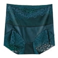 thumbnail image 1 of Bigersell Underwear Women Clearance Cute Underwear Women Cheeky Panty Style P-1676 Nylon Brief Panties Seamless Thongs Briefs Mid Waist Women Cheeky Panties Army Green XXL, 1 of 3