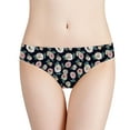 thumbnail image 1 of Bigersell Underwear Women Clearance Womens High Waisted Underwear G-Strings Panty Style P-1020 Nylon Brief Panties Cotton Thong Briefs Mid Waist Women's Bikini Panties Green M, 1 of 7