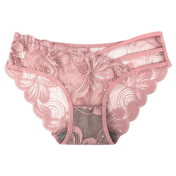 Bigersell Underwear Women Seamless Clearance Underwear Women Seamless Cheeky Panty Style P-1023 Nylon Period Panties Thong Briefs Mid Waist Women Cheeky Panties Pink One Size