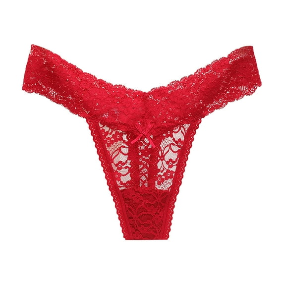 Bigersell Underwearss for Women Clearance Cheeky Underwear Women Boy Shorts Panty Style P-1114 Cotton Boyshort Panties Cotton Thong Briefs Mid Waist Women's Bikini Panties Red L