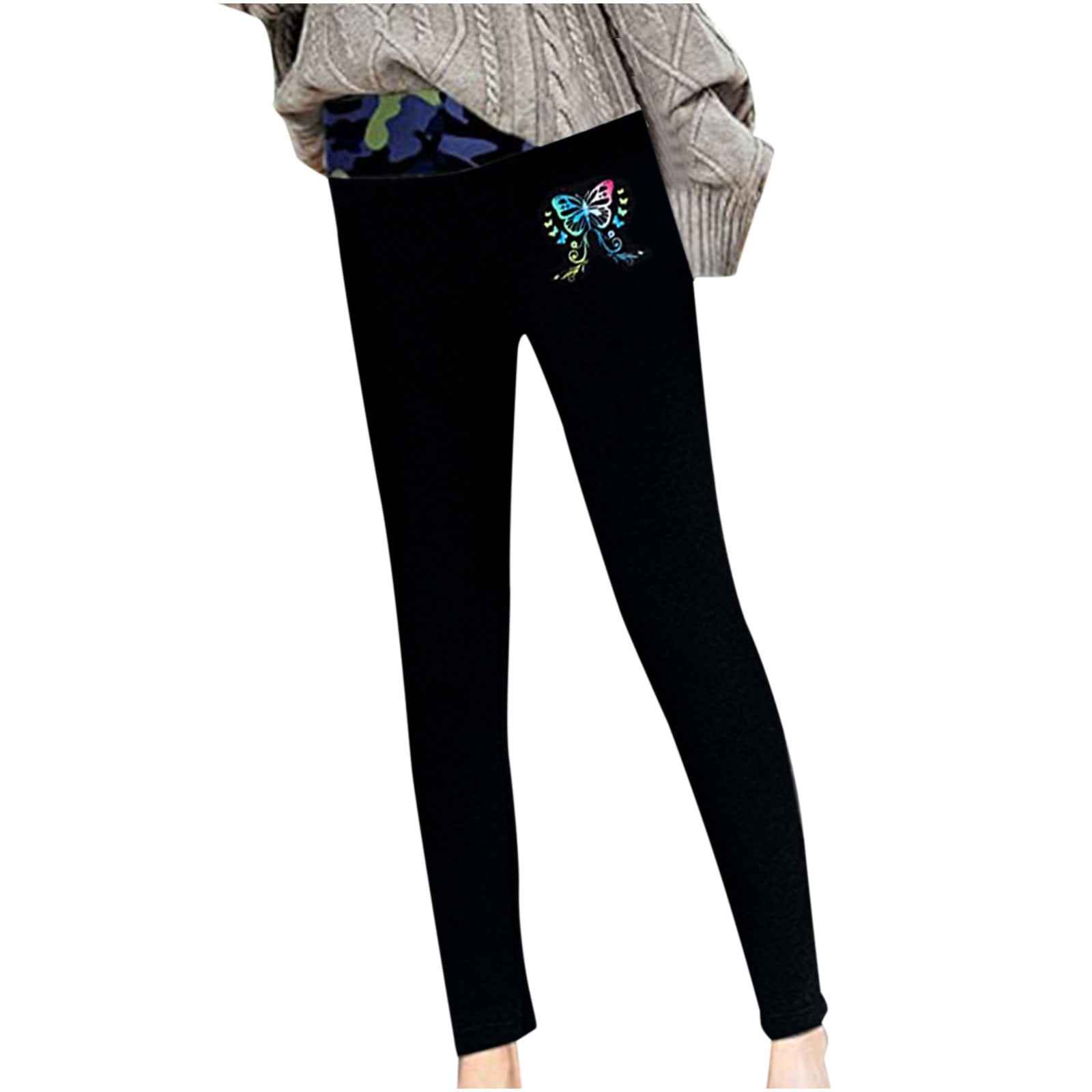 Bigersell Warm Leggings for Women Full Length Pants Leggings Fashion