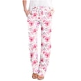 thumbnail image 1 of Bigersell Wide Leg Pants For Women Wide-Leg Pants High Waisted Full Length Trousers Pant Style P-25 Modern Fitted Casual Loose Pants Y-25-Pink L, 1 of 4