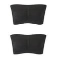 thumbnail image 1 of Bigersell Wireless Bras Discount Posture Bras for Women Sports Bra No Underwire Bra Style R-1185 Long Line Bras Women Sports Bras Women's Full-Coverage Bra Hook & Eye Bra Closure Black 6XL, 1 of 4
