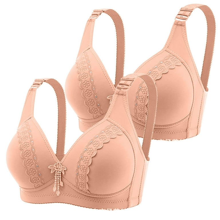 Bigersell Wireless Bras for Women Clearance 2pc Everyday Bras V