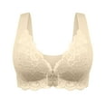thumbnail image 1 of Bigersell Wireless Cami Bra Upgrade Women's Bra Wire Underwear Pullover Bra Everyday Underwear Bras Bandeau Bra Style F-712 Beige M, 1 of 5