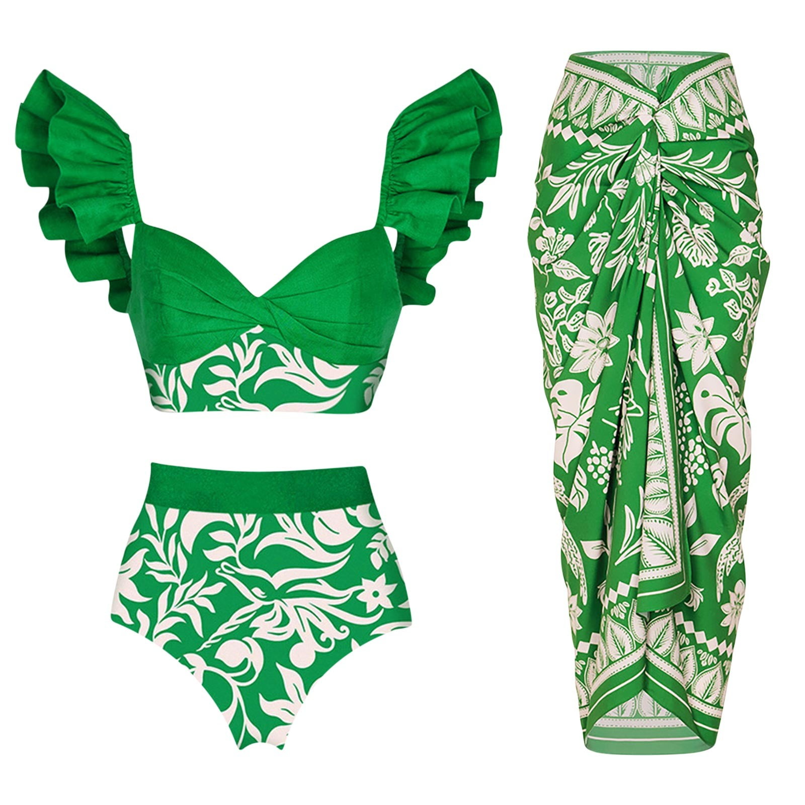 Bigersell Woman Tankinis Swimsuit Clearance Plus Size Swimsuit Female 2