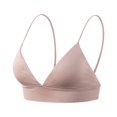 thumbnail image 1 of Bigersell Women Bra Woman V Cup Underwired Sleep Seamless Underwear Soft Comfortable Bra Short Size Yoga Sports Bra, Style 689, 36B, 1 of 9