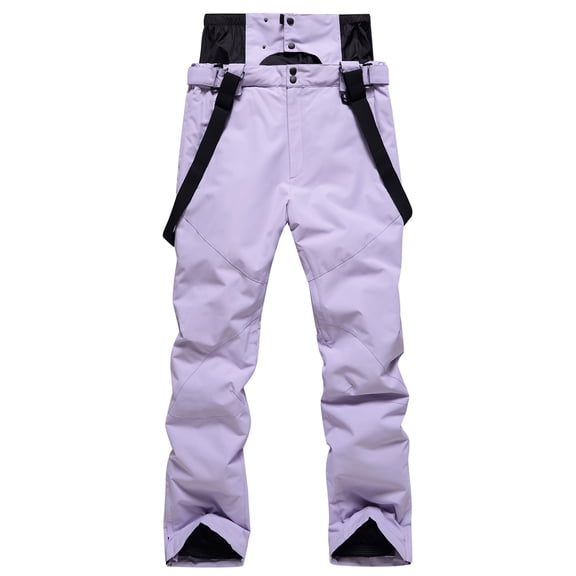 Bigersell Women High Waist Pants Full Length Women's And Men's Ski Pants Men's Warm Snowboard Double Board Waterproof Windproof Ski Pants Ladies Overall Jean Leggings