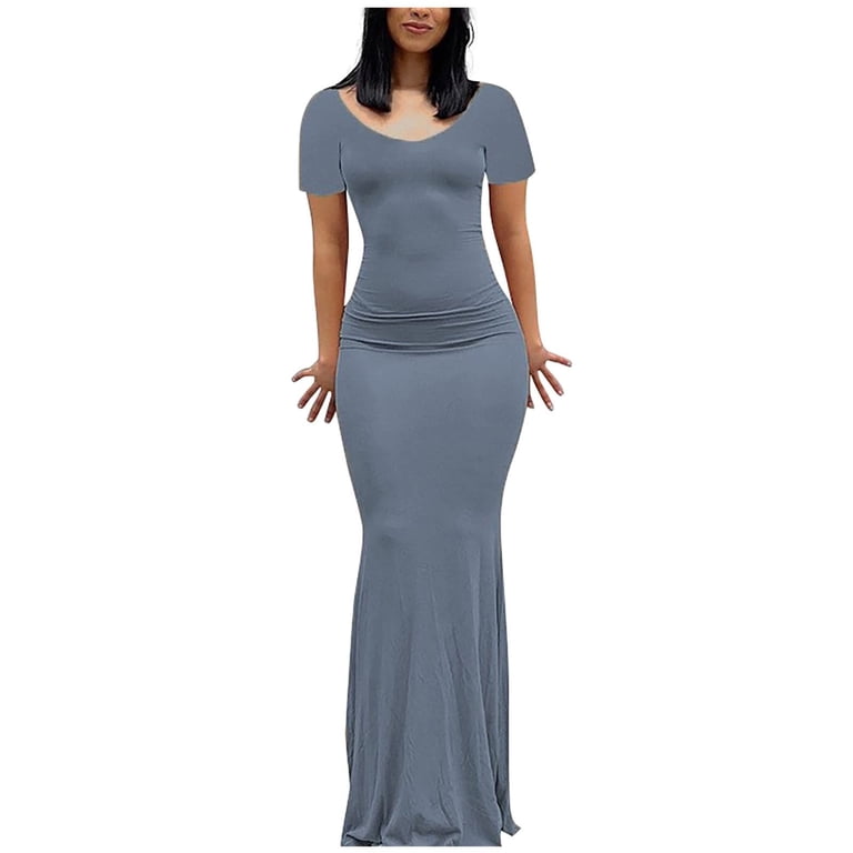 grey bodycon t shirt dress Bodycon Mini T-Shirt Dress main image 0