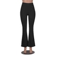 thumbnail image 1 of Bigersell Women Low Pro Pants Full Length Fashion Women's Solid Color Multicolor Versatile Ninth Pants Casual Flared Pants Pull on Jumpsuits for Ladies, 1 of 5