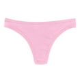 thumbnail image 1 of Bigersell Women Panties Clearance High Waist Underwear Women Cheeky Panty Style P-1117 Nylon Brief Panties Ladies Thongs Briefs Mid Waist Women Cheeky Panties Pink XXL, 1 of 3