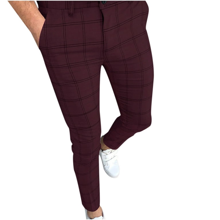 Bigersell Pull on Pants for Women Full Length Pants Men's Casual