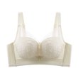 thumbnail image 1 of Bigersell Women Push up Lace Bra Mesh Wireless Bras Women’s Sports Bras No Underwire Solid Polyester Comfort Soft Padded Bralette Hook and Eye Bra Closure Wire-Free Bra B-8-Yellow L, 1 of 2