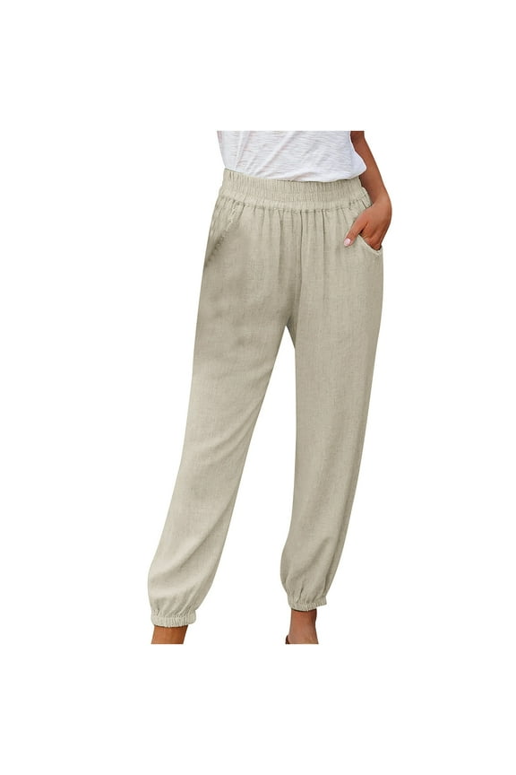 Women Ribcage Straight Ankle Pants Full Length Pants Women's Outdoor Mountaineering And Skiing Charge Stitching Warm Pants Trousers Ladies' High Waist Pants