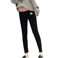 thumbnail image 1 of Bigersell Women Thermal Leggings Full Length Pants Leggings Fashion Casual Women Span Ladies Leggings High Waist Keep Warm Long Pants Skinny Pants for Ladies, 1 of 9