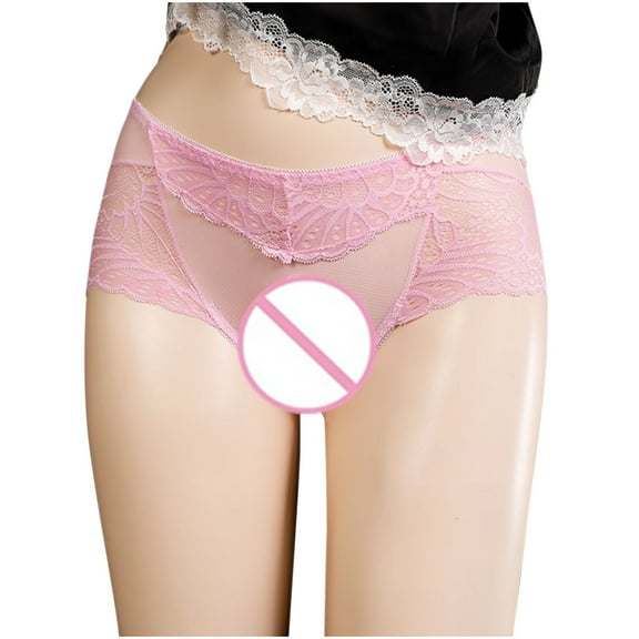 Bigersell Women Underwear Cotton Clearance Women's Panties Cheeky Panty Style P-106 Nylon Period Panties Ladies Thongs Briefs Mid Waist Women Cheeky Panties Pink XL