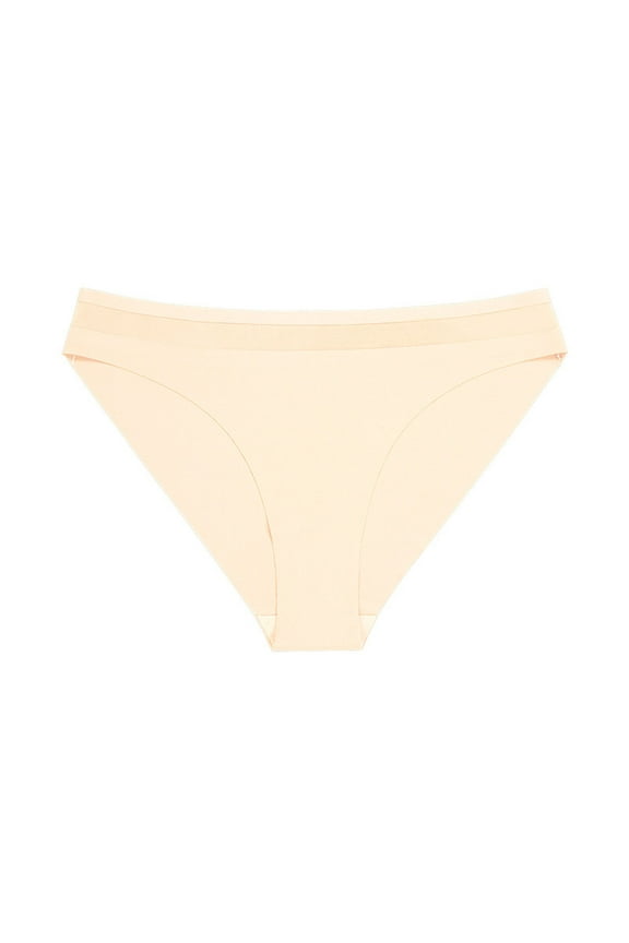 Women Underwear Seamless Clearance Sheer Panties Thong Panty Style P-1669 Nylon Period Panties Cotton Thongs Briefs Mid Waist Women's Briefs Beige XL