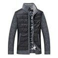 thumbnail image 1 of Bigersell Women Winter Jacket Sweater Coat Men's Sweater Coat Plus Velvet Loose Knit Sweater Printed Fall Cardigan Casual Jackets Female Jacket, 1 of 6