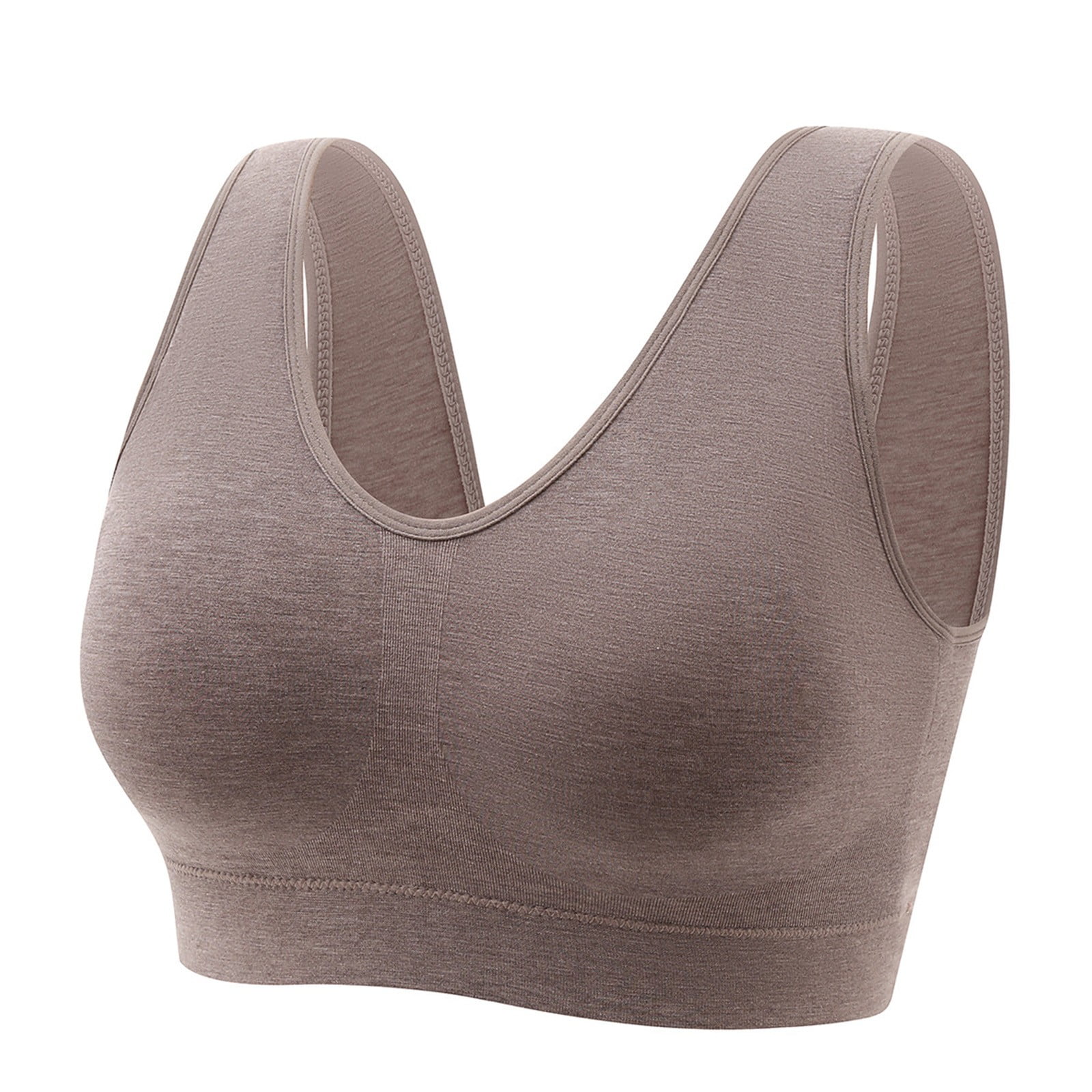 Ultimate Essentials Womens 4 Pack Seamless Pullover Bra Pull-On