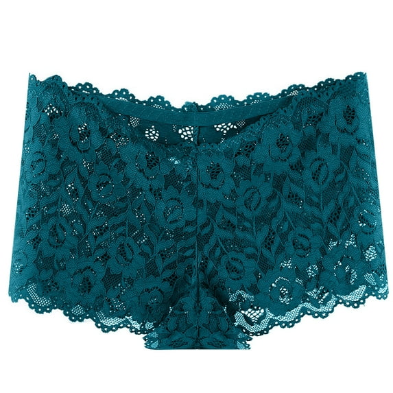 Bigersell Women's Bikini Panties Clearance Womens Seamless Underwear Tangas Panty Style P-1675 Spandex Thong Panties Ladies Thong Underwear Briefs High Waist Women's Panties Green One Size