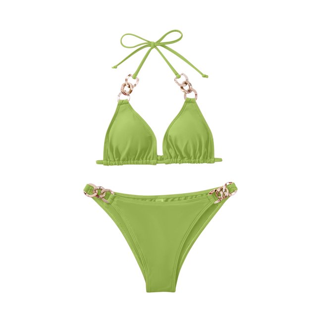 Bigersell Women's Bikini Swimsuits Summer Female Bikini FullFigure Bra