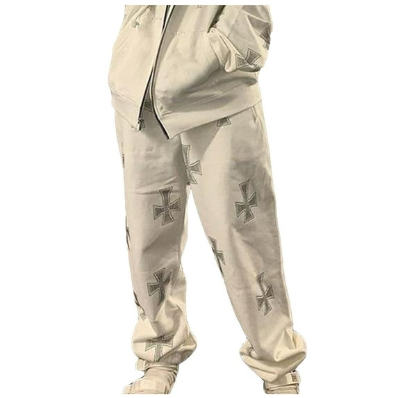 Bigersell Women's High Waist Pants Full Length Pants Fashion Women Loose Sequins Print Sports Casual Pants Tie Feet Trousers Ladies Pants
