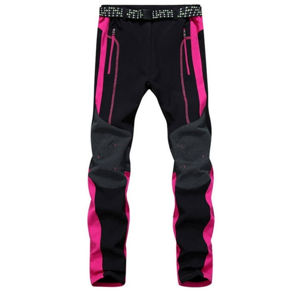 Bigersell Women's Modern Straight Pants Full Length Pants Women Insulated Snow Overalls Solid Color Pocket Trousers Pants Ladies' High Waist Pants