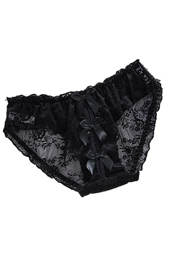 Women's Underwear Clearance Boy Short Underwear Woman Bikini Panty Style P-122 Polyester Cheeky Panties Plus Size Thongs Ladies Briefs High Waist Women's Panties Black L