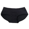 thumbnail image 1 of Bigersell Women's Underwear Clearance Thong Underwear Women Briefs Panty Style P-834 Polyester Bikini Panties Ladies Underwear Thong Briefs High Waist Women's Panties Black L, 1 of 3