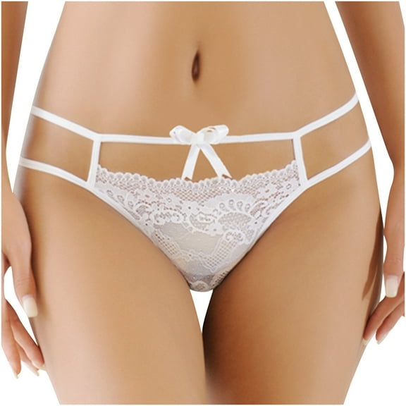 Bigersell Women's Underwear Cotton Clearance Breathable Underwear Women Boy Shorts Panty Style P-1488 Cotton Plus Size Panties Cotton Thong Briefs Mid Waist Women's Bikini Panties White M