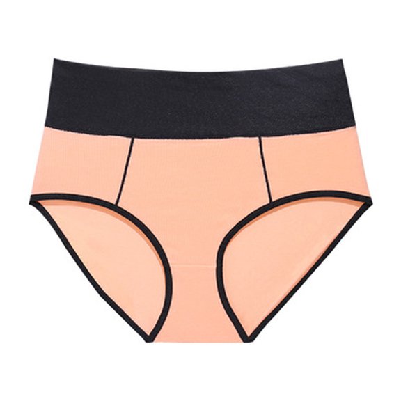 Bigersell Women's Underwear Cotton Clearance Woman Underwear Cotton Period Panty Style P-386 Spandex Shaping Panties G String Thongs Ladies Briefs High Waist Women's Panties Pink S