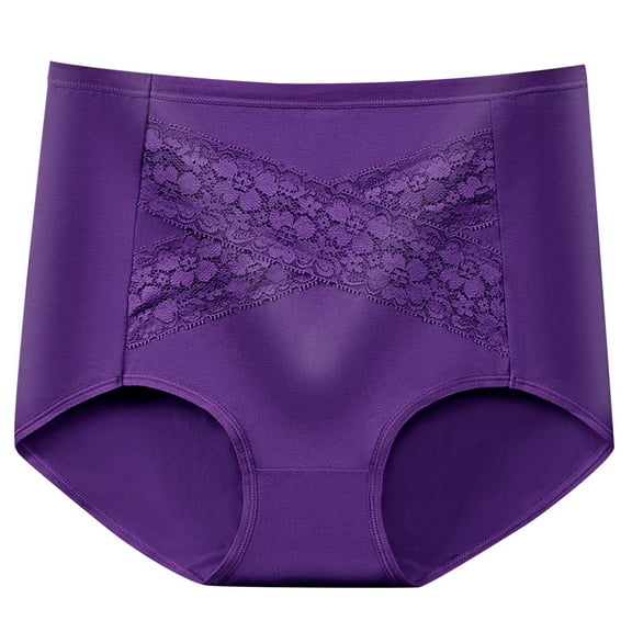 Bigersell Womens Boxers Briefs Underwear Clearance Cotton Panties Seamless Panty Style P-1823 Polyester Bikini Panties Cotton Thong Underwear Ladies Briefs High Waist Women's Panties Dark Blue XL