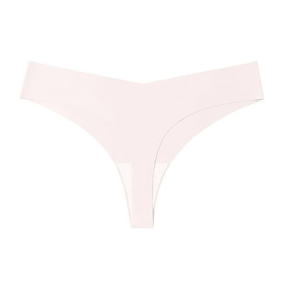 Bigersell Womens Boy Shorts Underwear Clearance Shaping Underwear Women Cheeky Panty Style P-1665 Nylon Period Panties Seamless Thongs Briefs Mid Waist Women Cheeky Panties Pink XL