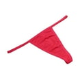 thumbnail image 1 of Bigersell Womens Boyshorts Underwear Clearance Cotton No Show Underwear Women Bikini Panty Style P-1685 Spandex Thong Panties Cotton Thong Underwear Ladies Briefs Women's Panties Red One Size, 1 of 3