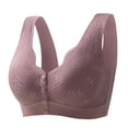 thumbnail image 1 of Bigersell Womens Bras Front Closure Bras for Women Front Closure Bras for Older Women Front Closure Sports Bras for Women Bras for Older Women Front Closure R-5-Purple 4XL, 1 of 3