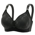 thumbnail image 1 of Bigersell Womens Bras Push-Up Bra Style T-7 Lightweight Soft Cup Bra T-7-Black, 1 of 6