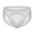 thumbnail image 1 of Bigersell Womens Briefs Clearance Womens Panties Cotton Tangas Panty Style P-173 Spandex Thong Panties High Waisted Thongs Ladies Briefs High Waist Women's Panties Gray M, 1 of 2