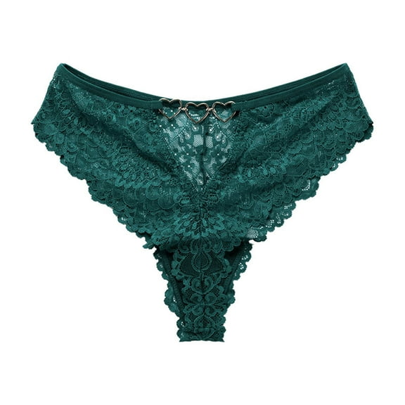 Bigersell Womens Briefs Underwear Clearance Plus Size Period Underwear Thong Panty Style P-119 Nylon Period Panties Thongs Ladies High Waist Briefs Mid Waist Women's Briefs Green M