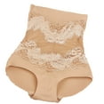 thumbnail image 1 of Bigersell Womens Briefs Underwear Clearance Womens Seamless Underwear Period Panty Style P-1034 Spandex Thong Panties G String Thongs Ladies Briefs High Waist Women's Panties Beige L, 1 of 5