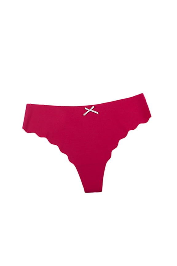 Womens Cheeky Panties Clearance Briefs Women G-Strings Panty Style P-1111 Nylon Brief Panties Cotton Thong Briefs Mid Waist Women's Bikini Panties Wine XL