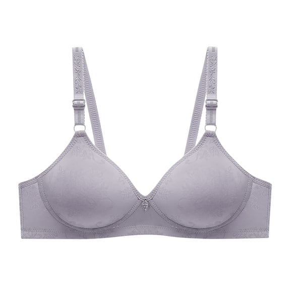 Bigersell Womens Comfortable Bras Full-Coverage Sale Womens Front Closure Bras Molded Bra Style R377 V-Neck Full-Coverage Bras Hook and Eye Bra Closure Women Size Racerback Sports Bras Purple S