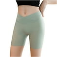 thumbnail image 1 of Bigersell Womens Cotton Panties Clearance Workout Underwear Women G-Strings Panty Style P-1226 Nylon Brief Panties Ladies Thongs Seamless Briefs Mid Waist Women's Bikini Panties Green M, 1 of 6