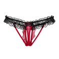 thumbnail image 1 of Bigersell Womens Cotton Underwear Clearance Breathable Underwear Women Bikini Panty Style P-891 Polyester Bikini Panties No Show Thongs Ladies Briefs High Waist Women's Panties Red XL, 1 of 8