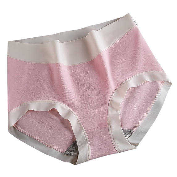 Bigersell Womens Cotton Underwear Clearance Sheer Panties Cheeky Panty Style P-1825 Nylon Brief Panties Thong Briefs Mid Waist Women Cheeky Panties Pink XXL