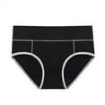 thumbnail image 1 of Bigersell Womens High Waisted Underwear Clearance Womens Thong Underwear Bikini Panty Style P-1620 Polyester Cheeky Panties Ladies Thong Underwear Briefs High Waist Women's Panties Multicolor XXL, 1 of 7