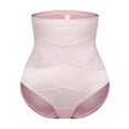 thumbnail image 1 of Bigersell Womens Long Underwear Clearance Plus Size Underwear Thong Panty Style P-1765 Nylon Period Panties Thongs Ladies High Waist Briefs Mid Waist Women's Briefs Pink M, 1 of 1