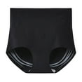 thumbnail image 1 of Bigersell Womens Panties Clearance Boyshort Underwear Women Boyshort Thongs Panty Style P-925 Cotton Plus Size Panties Ladies Thongs Briefs Mid Waist Women Cheeky Panties Black L, 1 of 8